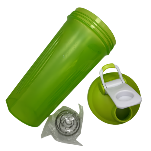 New life Portable Shaker Bottle Green 600ml