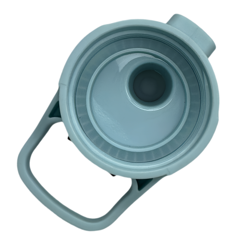 Nouvelle bouteille d'eau Life Sports d'extérieur, avec marque à l'échelle, avec paille, bouteille étanche, plastique, violet 1000 ml vert