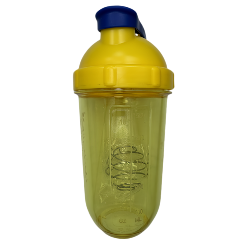 New life Portable Shaker Bottle Yellow 500ml