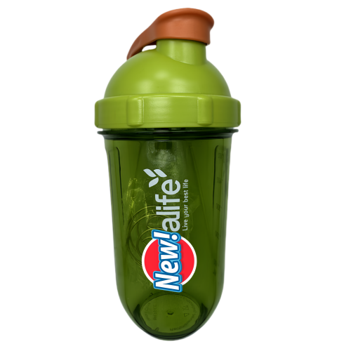 New life Portable Shaker Bottle Fruit Green 500ml