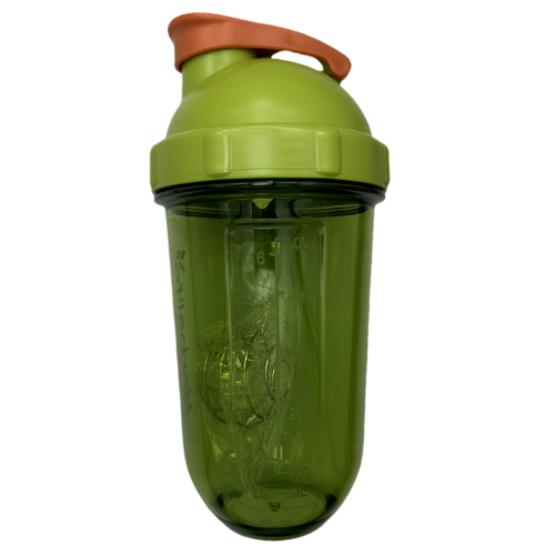 Bouteille mélangeuse portative New Life 500 ml vert fruits