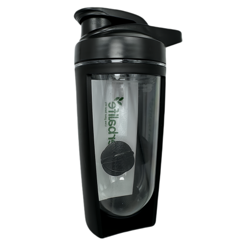 New life Portable Shaker Bottle Black 500ml