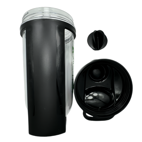 New life Portable Shaker Bottle Black 500ml