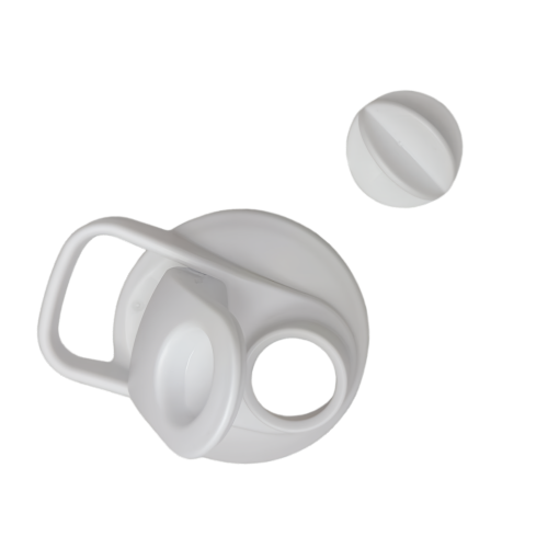 Bouteille mélangeuse portative 500&nbsp;ml blanche New Life