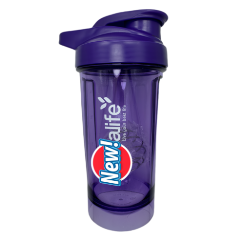 New life Portable Shaker Bottle Purple 400ml