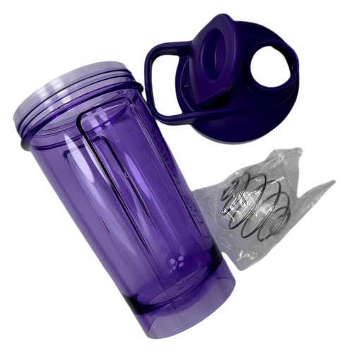 New life Portable Shaker Bottle Purple 400ml