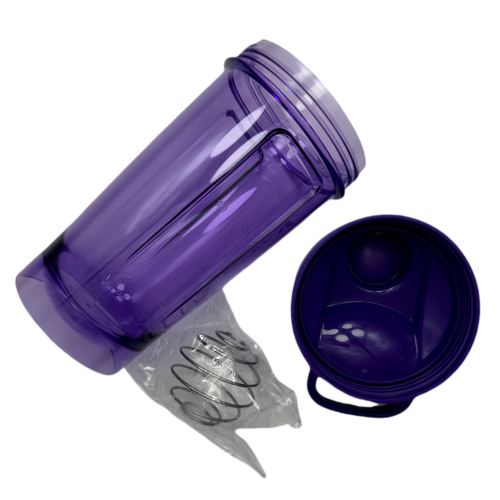 New life Portable Shaker Bottle Purple 400ml