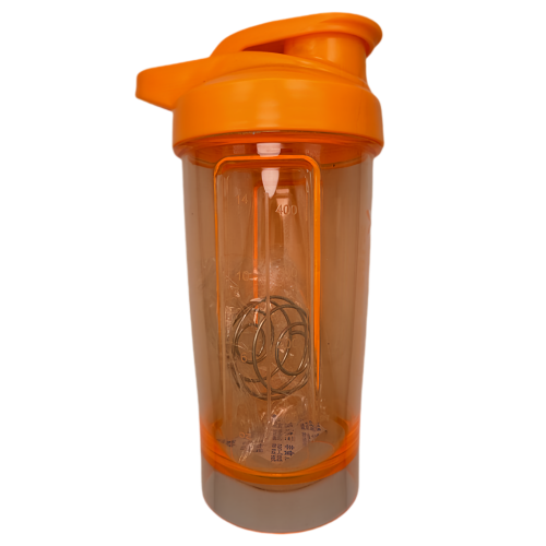 New life Portable Shaker Bottle Orange 400ml