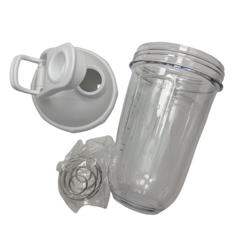 New life Portable Shaker Bottle White 500ml