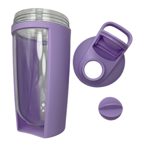 New life Portable Shaker Bottle Purple 500ml