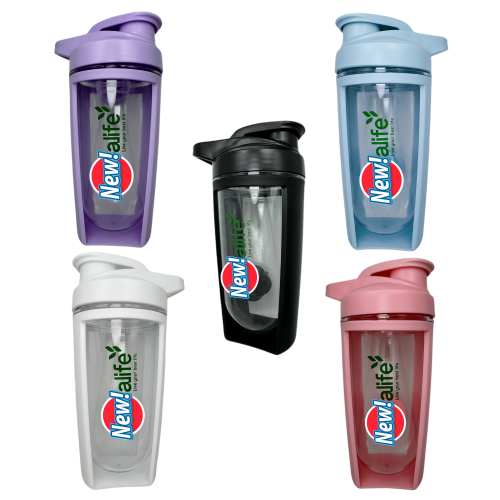 New life Portable Shaker Bottle Purple 500ml