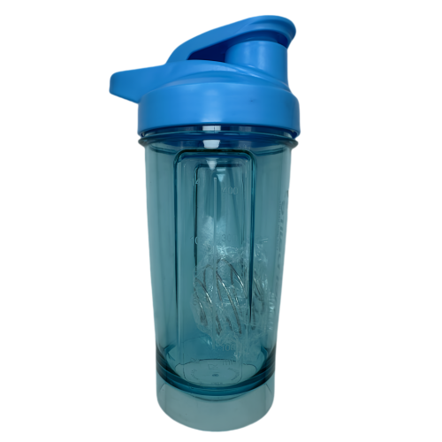 Bouteille mélangeuse portative 400 ml bleue New Life