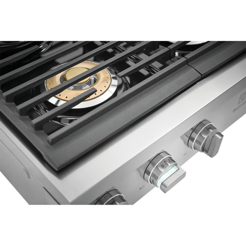 Surface de cuisson au gaz à 6 brûleurs de 36 po d'Electrolux - Acier inoxydable