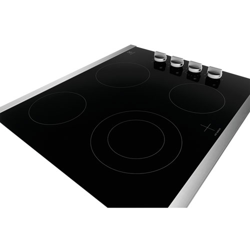 Surface de cuisson électrique de 24 po à 4 éléments d'Electrolux - Acier inoxydable