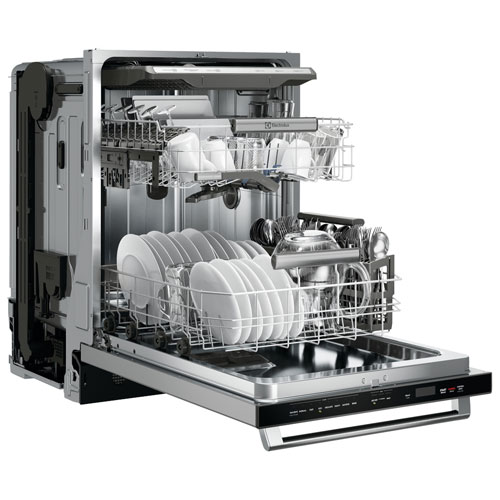 Lave-vaisselle encastrable 24 po 45dB avec cuve acier inox et 3e panier d'Electrolux - Acier inox
