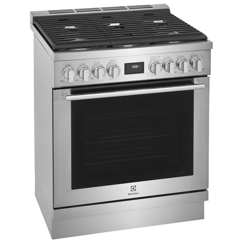 Electrolux 30" 4.5 Cu. Ft. True Convection 5-Burner Freestanding Gas Range - Stainless Steel