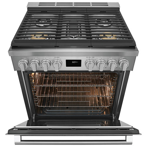 Electrolux 30" 4.5 Cu. Ft. True Convection 5-Burner Freestanding Gas Range - Stainless Steel