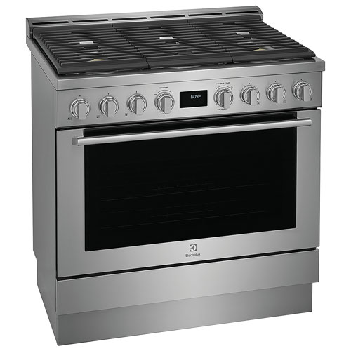 Electrolux 36" 4.4 Cu. Ft. True Convection 6-Burner Freestanding Gas Range - Stainless Steel