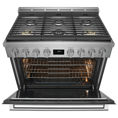 Electrolux 36" 4.4 Cu. Ft. True Convection 6-Burner Freestanding Gas Range - Stainless Steel