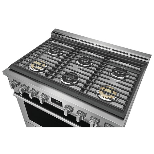 Electrolux 36" 4.4 Cu. Ft. True Convection 6-Burner Freestanding Gas Range - Stainless Steel