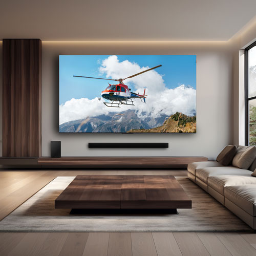 Barre de son 5.1.2 canaux Dolby Atmos 620 W Q75H avec haut-parleur d'extrêmes graves sans fil de TCL