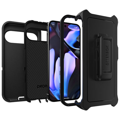 Étui rigide ajusté Defender d'OtterBox pour Pixel 9 Pro XL - Noir