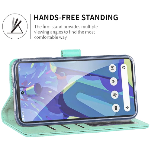 XCRS Google Pixel 8A 2024 Case PU Leather Flip Pouch Wallet with Card Slot, Lanyard