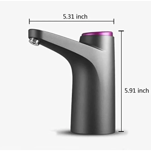 Distributeur d'eau portatif - chargement électrique USB, interrupteur d'arrêt automatique, convient aux bouteilles de 3, 4, 5 gallons