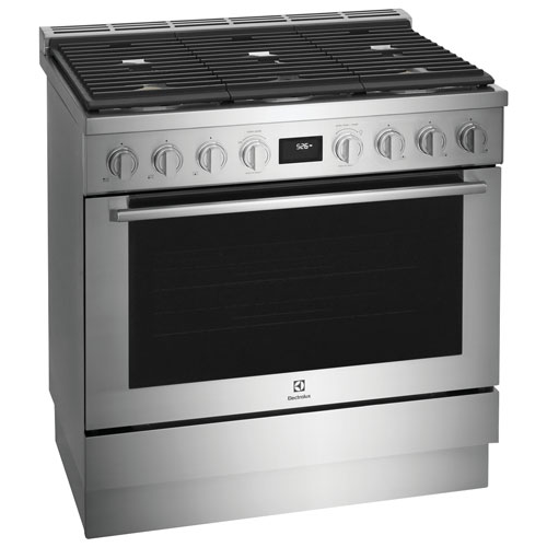 Electrolux 36" 4.4 Cu. Ft. Free-Standing True Convection Dual-Fuel Range - Stainless