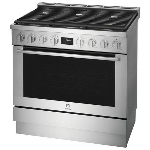 Electrolux 36" 4.4 Cu. Ft. Free-Standing True Convection Dual-Fuel Range - Stainless