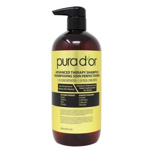Pura D'Or Advanced Therapy Shampoo and Conditioner, 2 x 709 mL