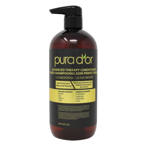 Pura D'Or Advanced Therapy Shampoo and Conditioner, 2 x 709 mL