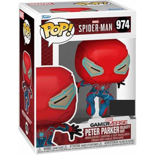 Pop Marvel Spider-Man 3.75 Inch Action Figure Gamerverse Exclusive - Peter Parker Velocity Suit #974