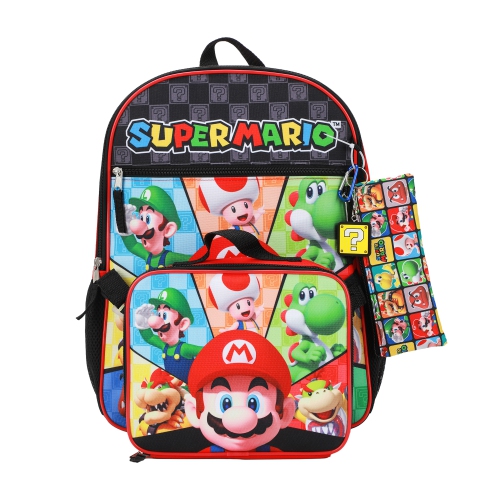 Super Mario Bros. 16" Backpack Sets
