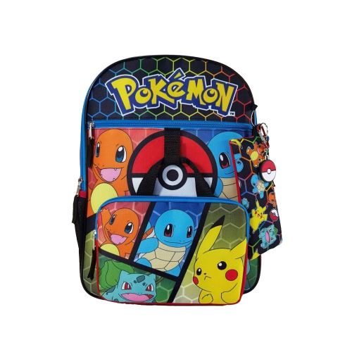 Pokémon Generation 1 Panels Kids 16" Backpack 5 Piece Set