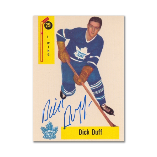 Image 1 of 1.. Autographed 1992-93 Parkhurst # Dick Duff Hockey Card