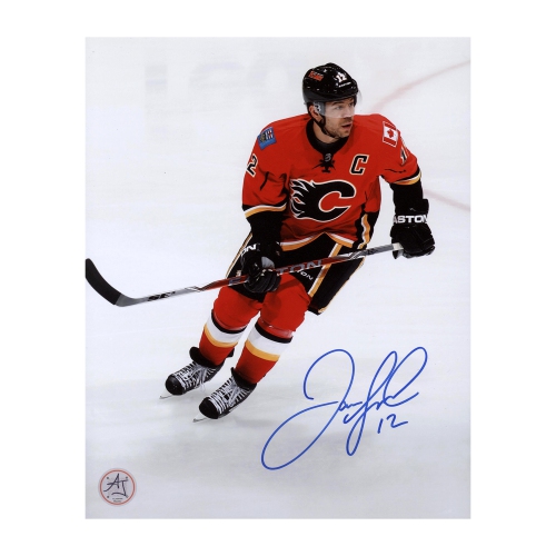 Image 1 of 1.. Jarome Iginla Signed Calgary Hockey Hockey 8x10 Photo