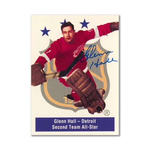 Image 1 of 1.. Autographed 1994 Parkhurst Missing Link # Glenn Hall Hockey Card