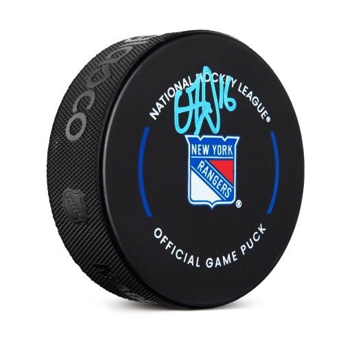 Image 1 of 1.. Vincent Trocheck Signed New York Official Game Puck