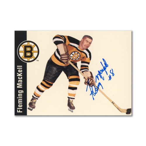 Image 1 de 1.. Carte de hockey Fleming Mackell 1994 Parkhurst Missing Link autographiée