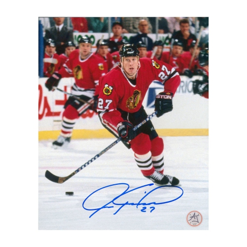 Jeremy Roenick Signed Chicago Blackhawks Breakout 8x10 Photo | Best Buy ...