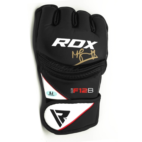 AJ SPORTS  Michael Bisping Ufc Autographed Rdx Training Model Mma Glove