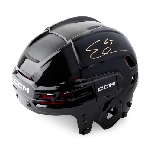Image 1 of 1.. Erik Karlsson Autographed Black Hockey Helmet
