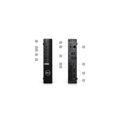 Dell OptiPlex 5080 Micro Desktop - Intel Core i5-10500T, 8GB Memory, 256GB SSD, Win 11 Pro by DELL - Refurbished condition - Image 2