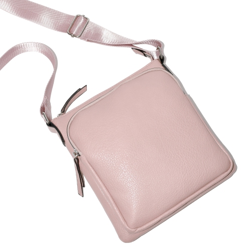 CROSSBODY BAG WITH FRONT ZIPPER POCKET