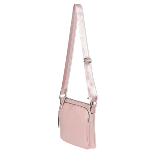 CROSSBODY BAG WITH FRONT ZIPPER POCKET