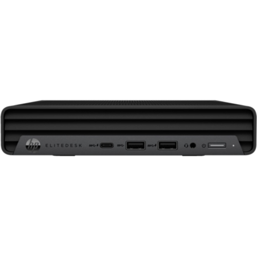 HP EliteDesk 800 G6 Micro Tower Desktop | Core i5-10500T - 256GB SSD Hard Drive - 8GB RAM | 6 cores @ 3.8 GHz Win 11 Pro Black by HP - Refurbished condition - CA$424.99