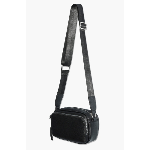 Ladies' Crossbody Bag with Front Zipper Pocket