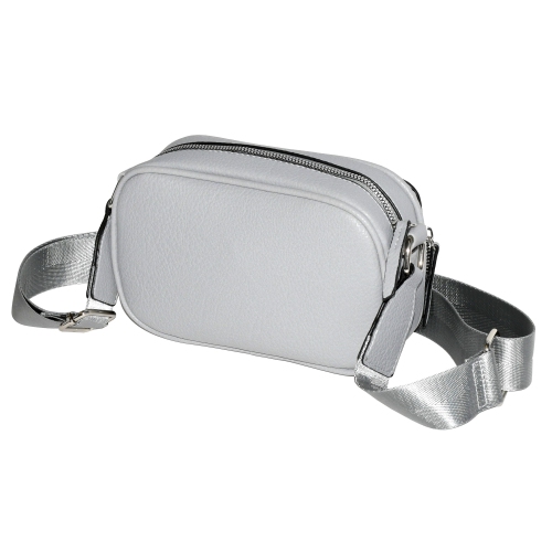 Sac à bandoulière pour femmes avec pochette avant à fermeture à glissière