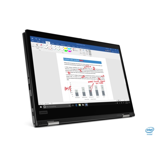 Lenovo ThinkPad L13 Yoga Gen 2 Intel 2-in-1 Laptop | 13.3" 1920x1080 FHD | Core i5-1145G7 - 256GB SSD Hard Drive - 16GB RAM | 4 cores @ 4.4 GHz Win 11 Pro by LENOVO - Refurbished condition - Image 7